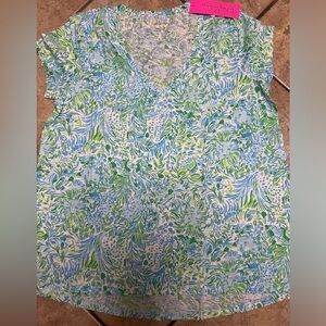 NWT HYDRA BLUE DANDY LIONS PRINT! SZ XL